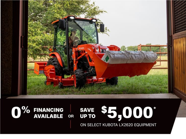 Save on Select LX Series Tractors
